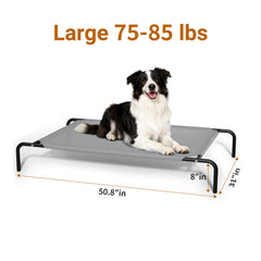 STARLATTA Cama Elevada con pies antideslizantes para estabilidad en superficies.