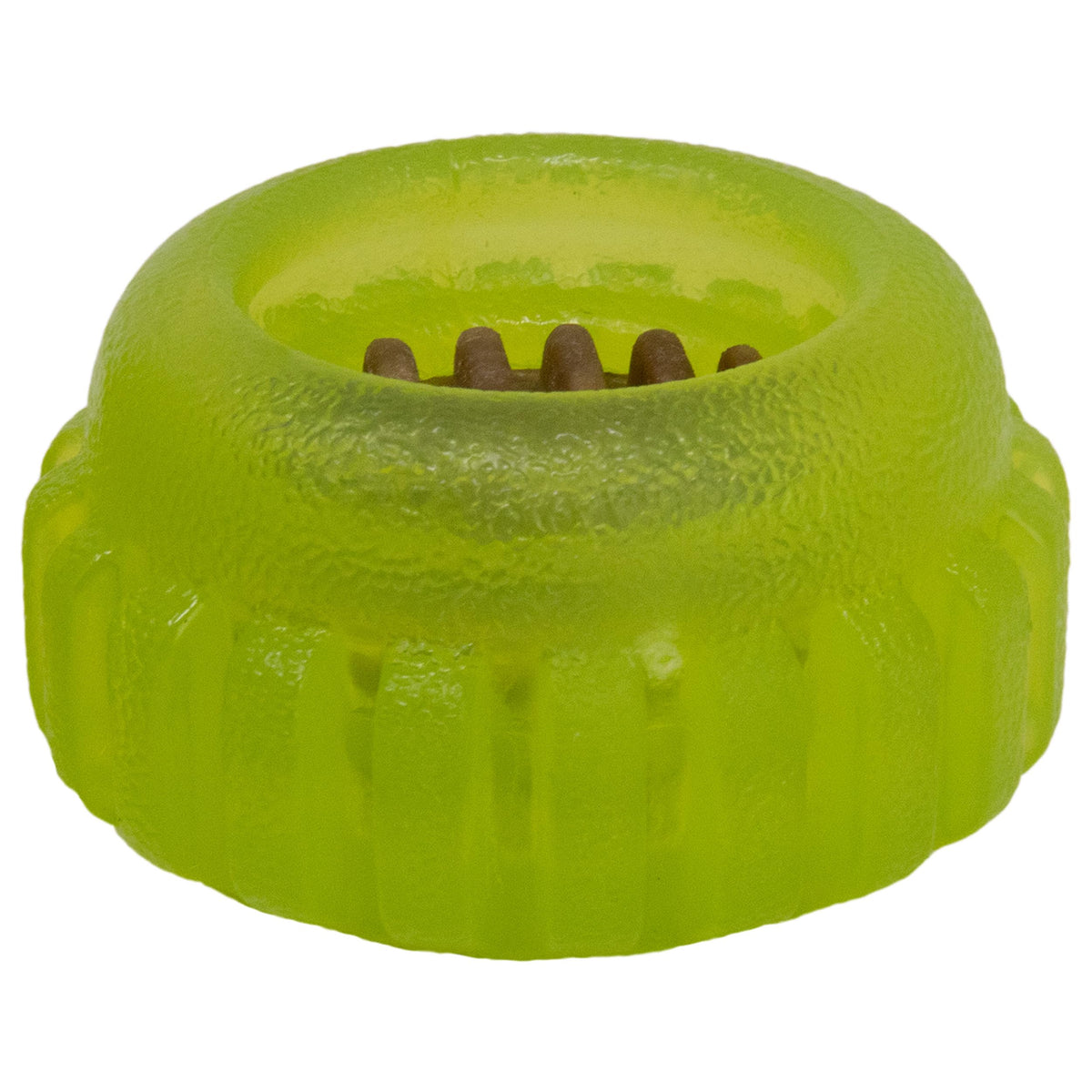 Starmark Everlasting Sprocket Small con snack interior, ideal para masticadores moderados.