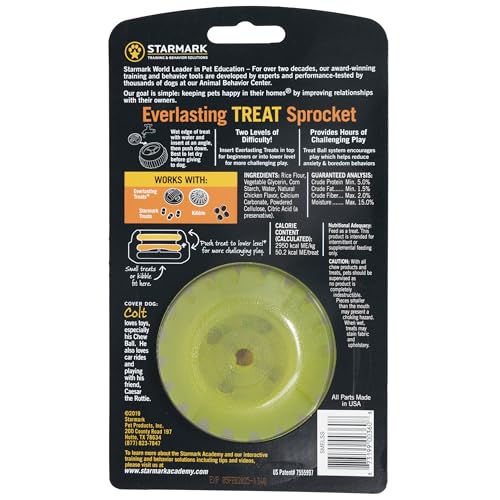 Starmark: Juguete resistente de material duradero, perfecto para mordedores fuertes.