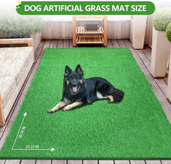 STARROAD-TIM césped artificial para exterior con UV, resistente y color verde realista.