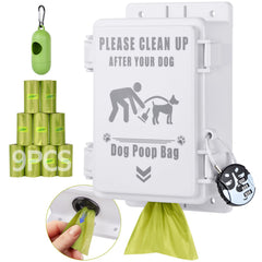 Dispositivo STAYPOT montado en pared para bolsas de excremento de perro.