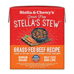 Stella & Chewy's Stella's Stew, trozos reales de res de pastura, para dietas limitadas.