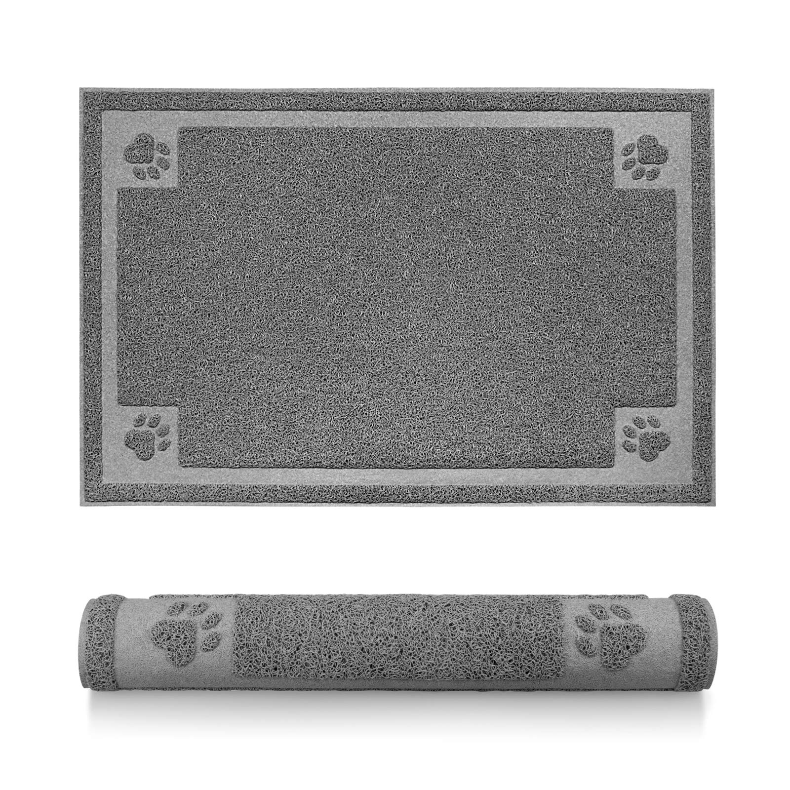Alfombra Stellaire Chern de alimentación 35x25, ideal para perros grandes y gatos, área limpia.