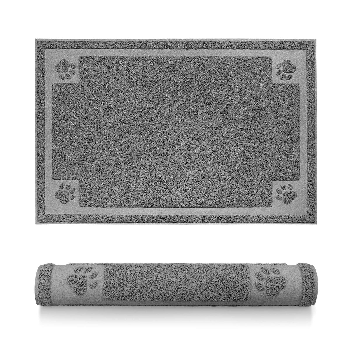 Alfombra Stellaire Chern de alimentación 35x25, ideal para perros grandes y gatos, área limpia.
