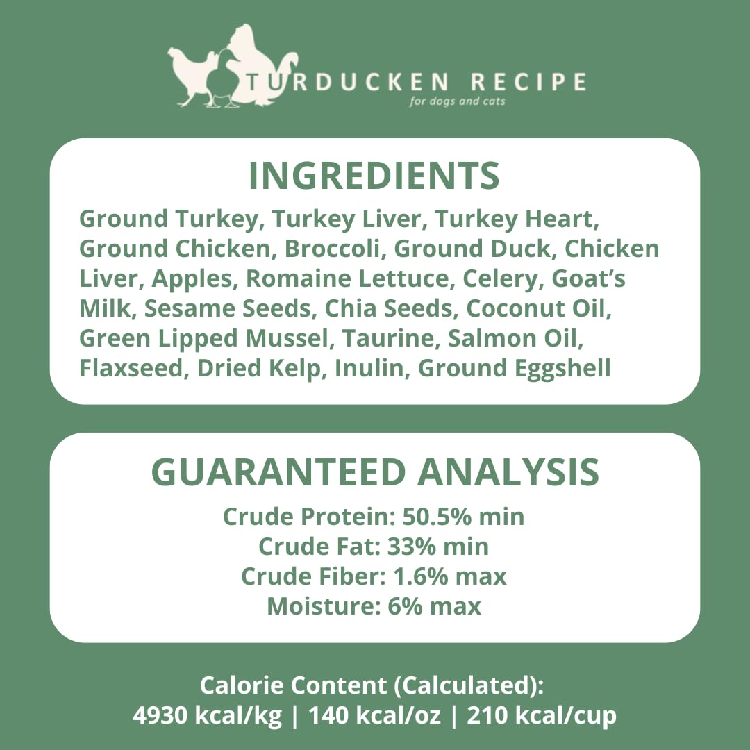 Steve's Real Food Turducken, ideal como comida principal o topping.