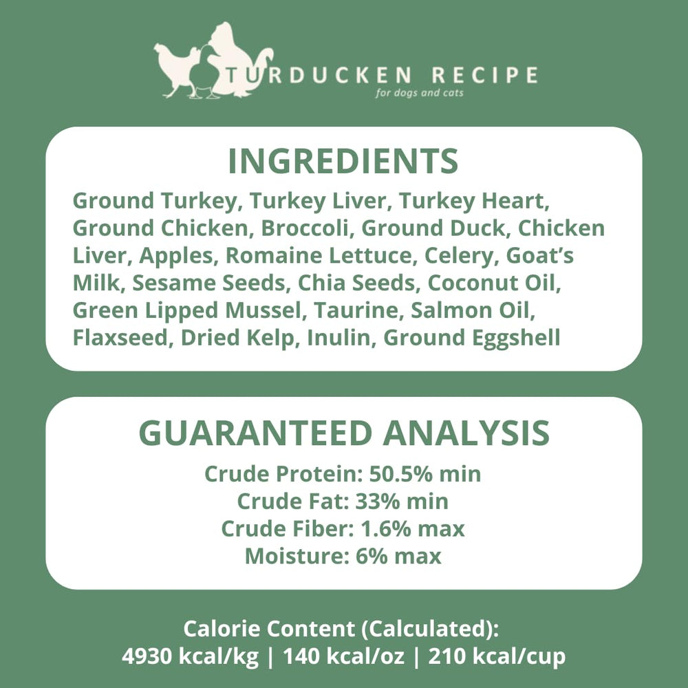 Steve's Real Food Turducken, ideal como comida principal o topping.