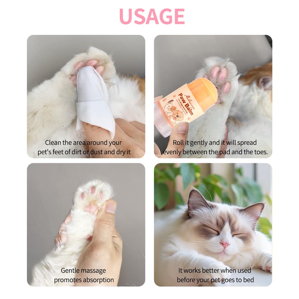 Steigullage regalo de Navidad para mascotas, cuidado de patas en temporada fría.
