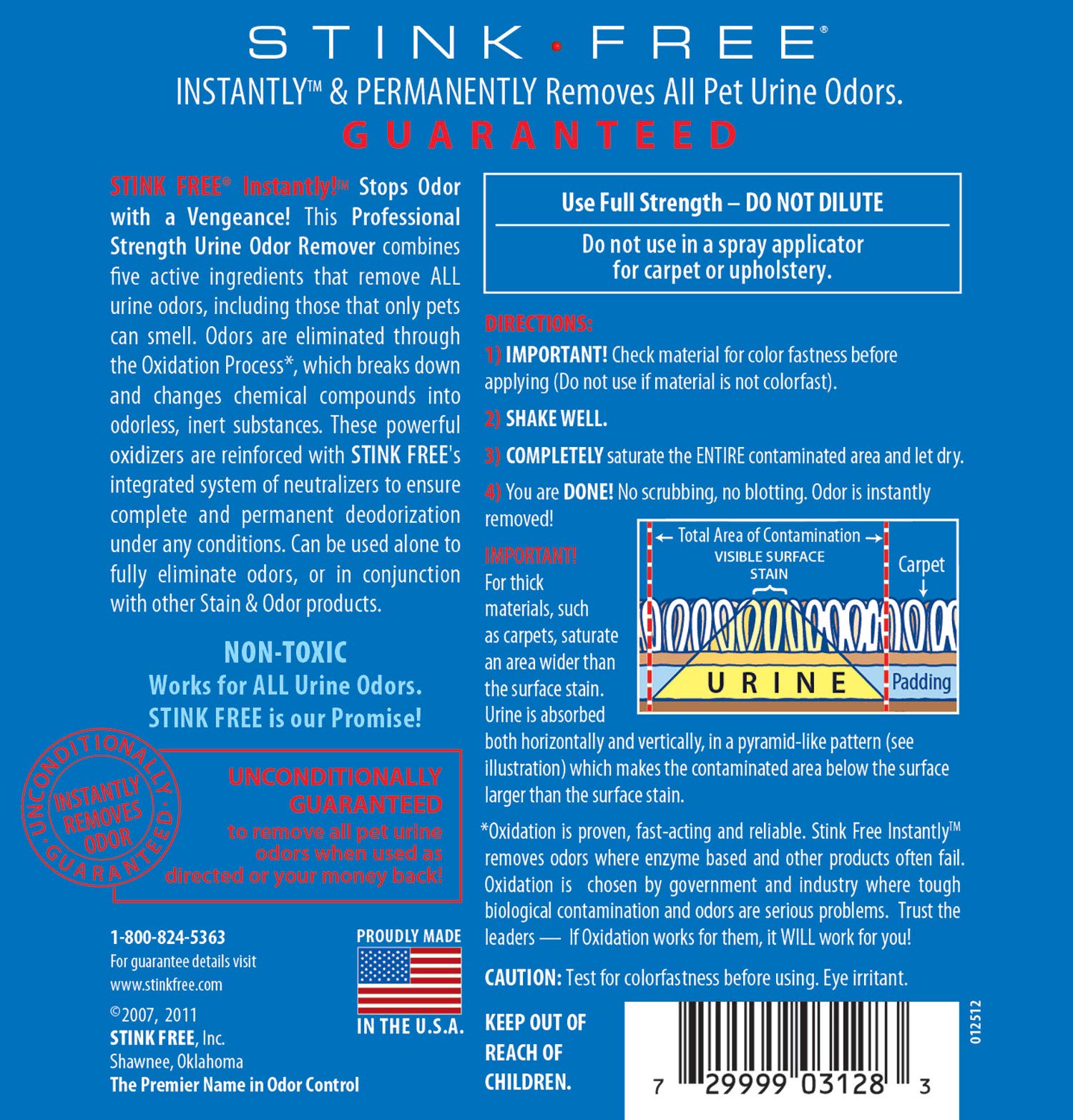 Stink Free para superficies del hogar, experiencia de limpieza mejorada.