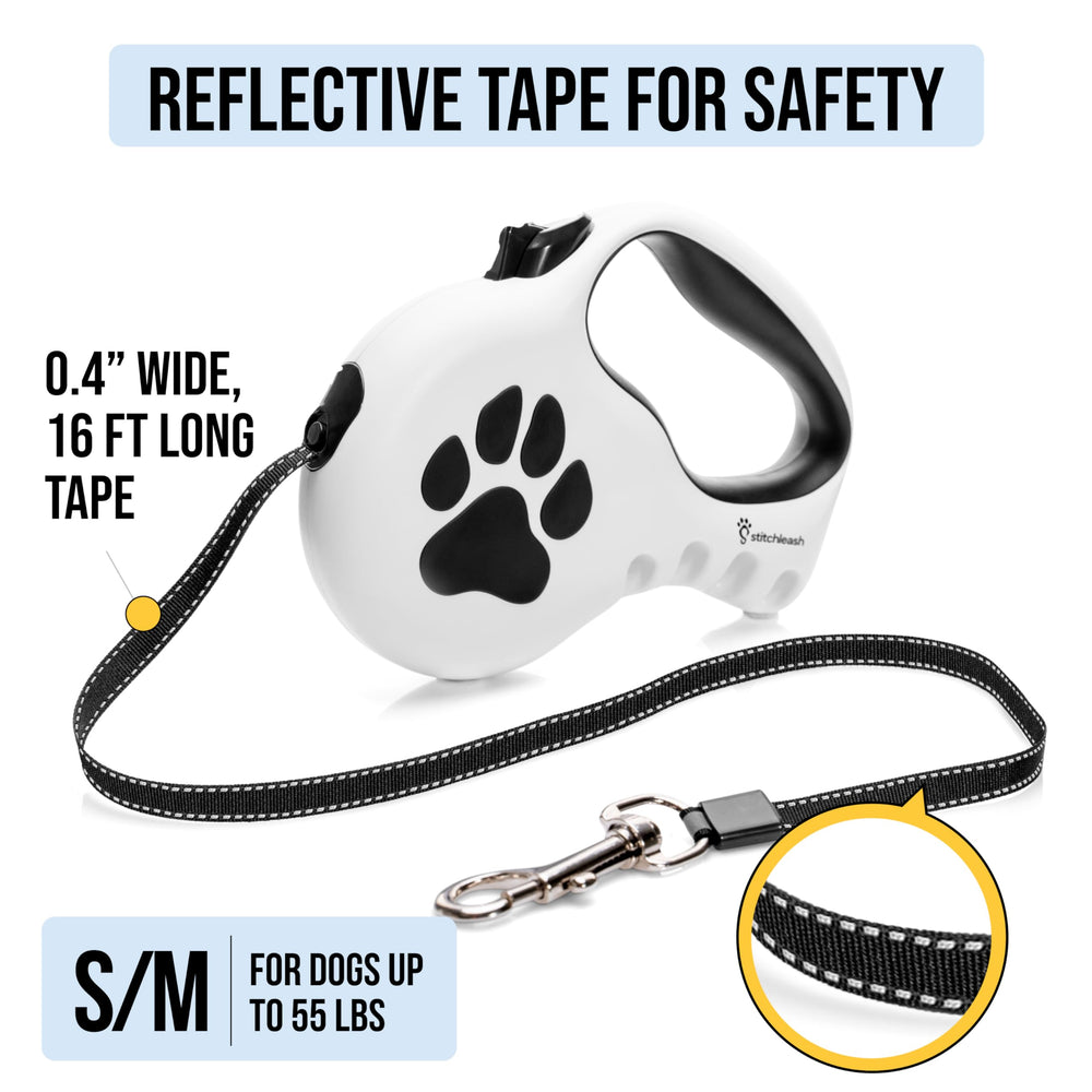 STITCHLEASH dispensador de bolsas facilita limpiar desechos con una mano
