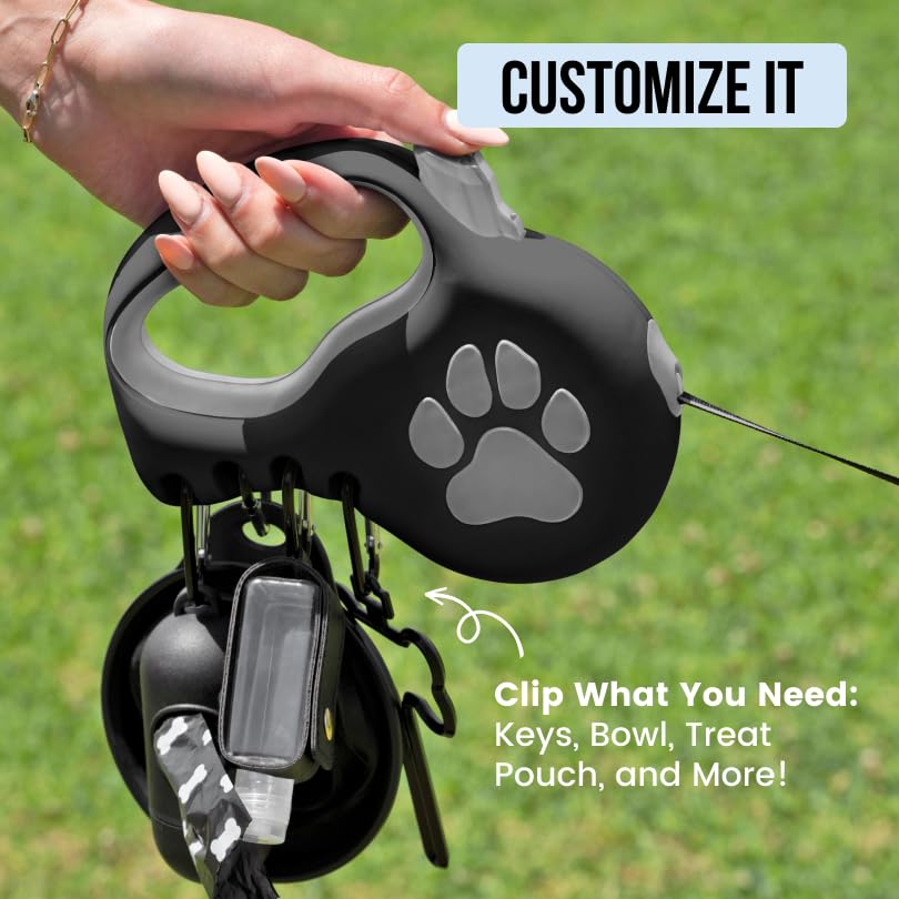 STITCHLEASH mango-ergonomico-antideslizante, agarre cómodo durante caminatas largas.