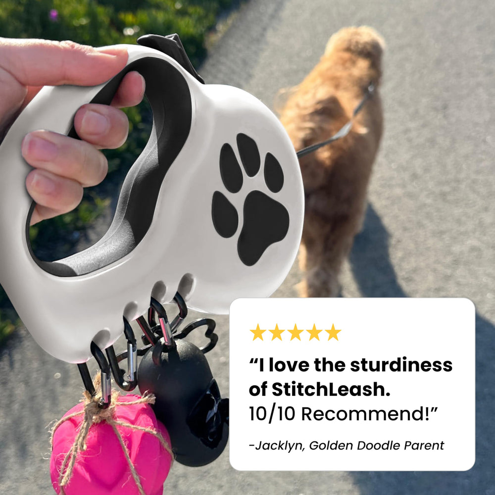 STITCHLEASH mecanismo 360 grados evita nudos y enredos durante paseos