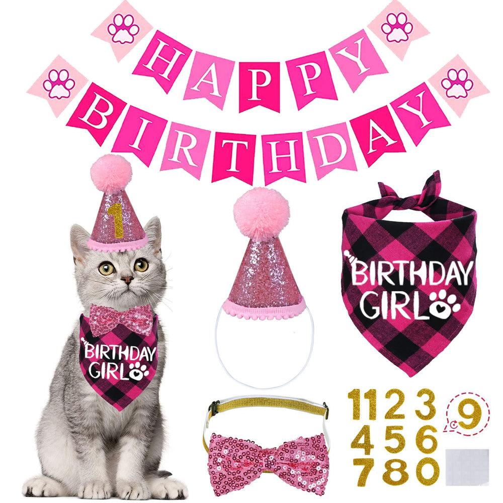 Bandana STMK para gato, diseño suave y cómodo para la celebración