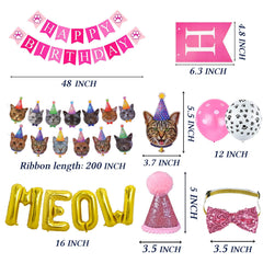 STMK números de cumpleaños 0-8 para gato, fáciles de colocar