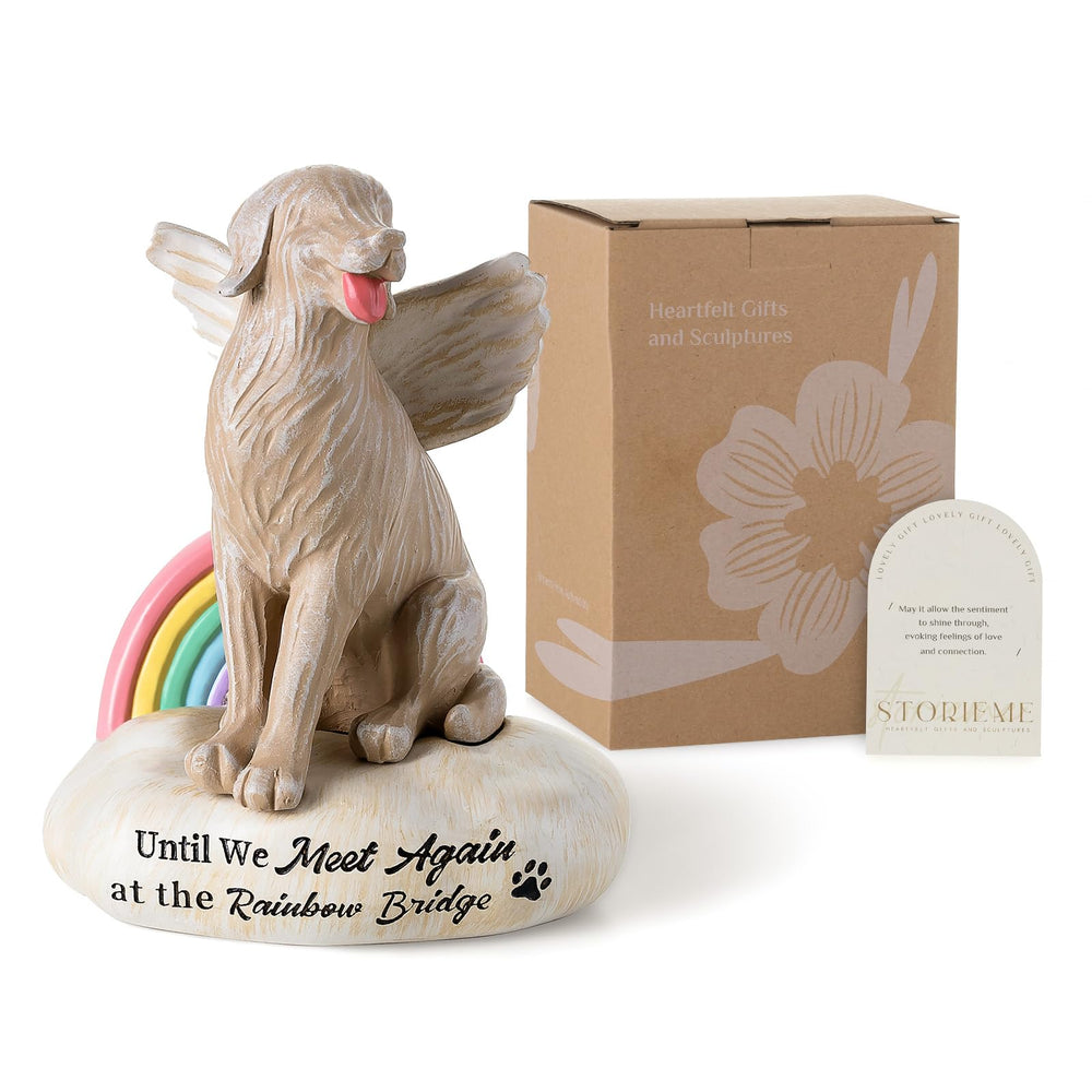 Figura Storieme Arcoiris Puente para consuelo y recuerdo del perro.
