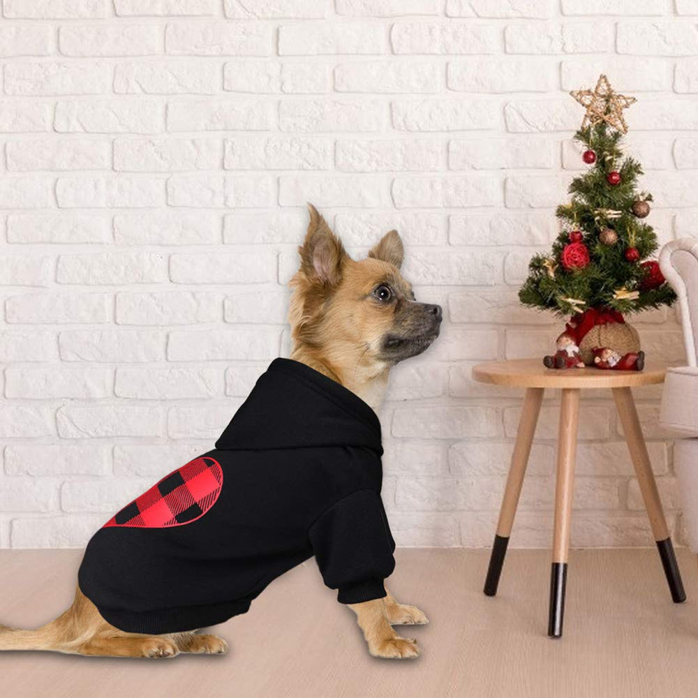 Diseño con capucha y estampado búfalo negro para estilo diario.