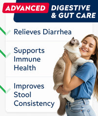 StrellaLab Cat Probiotic Powder: envase de 4 oz listo para uso diario.