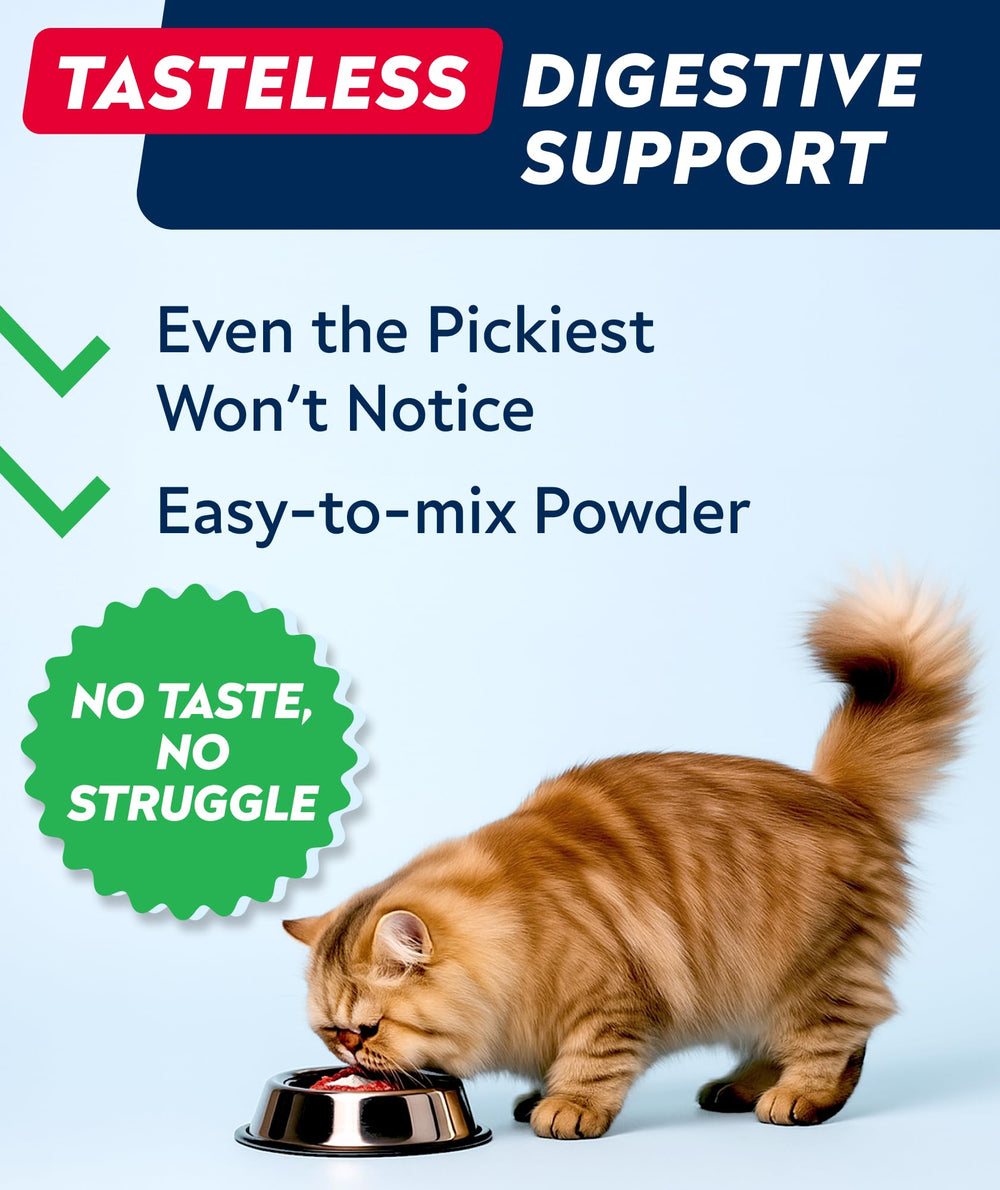 StrellaLab Cat Probiotic Powder: polvo seco para mezclar con la comida.