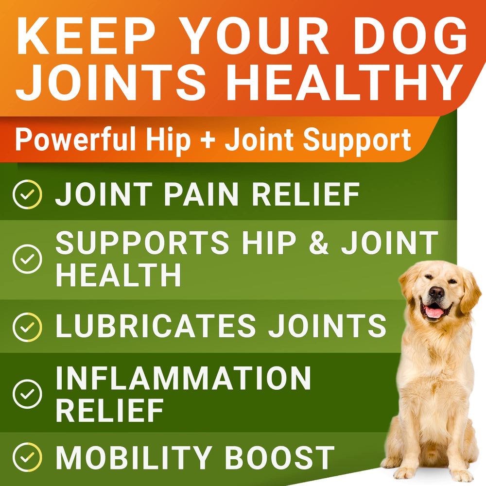 STRELLALAB bocadillos masticables de glucosamina para perros, sabor cacahuete, apoyo articular.