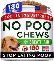 STRELLALAB No Poo Chews: botella anti-coprofagia para perros.
