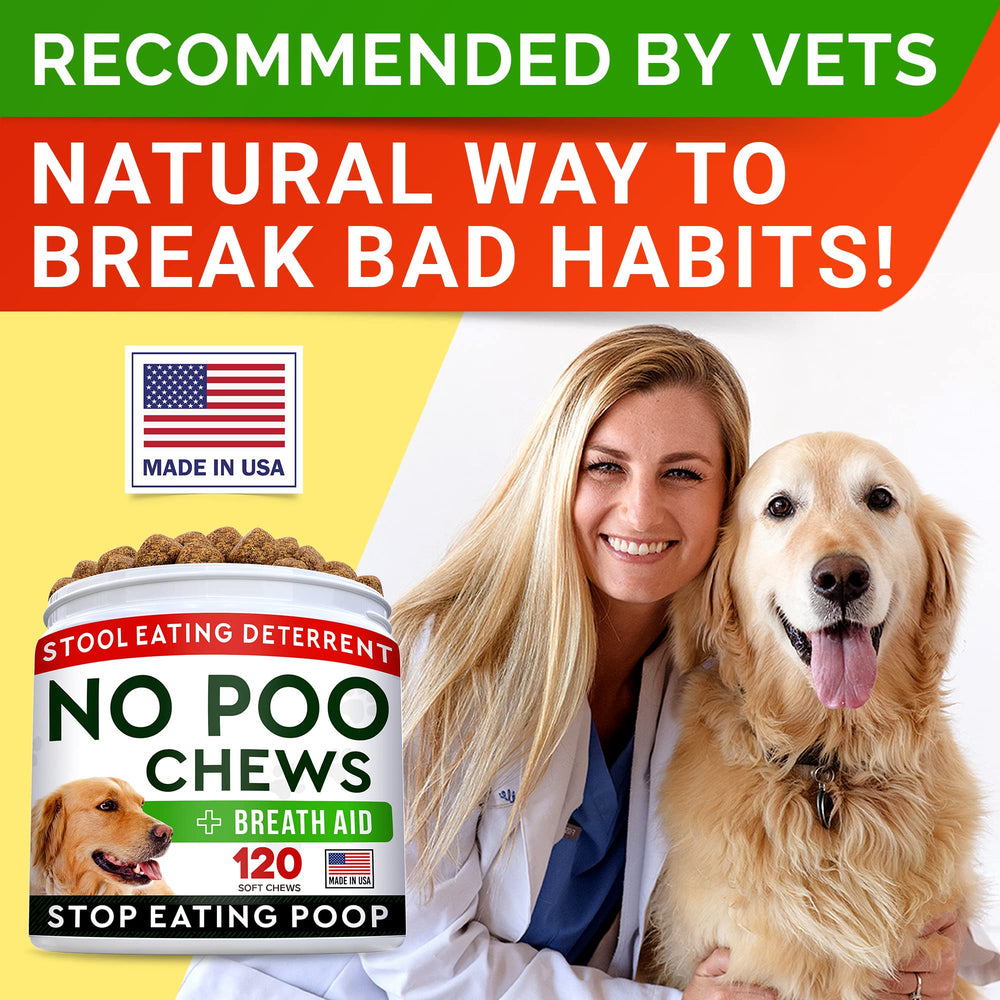 STRELLALAB No Poo Treats para todas las razas, snack diario seguro para perros.