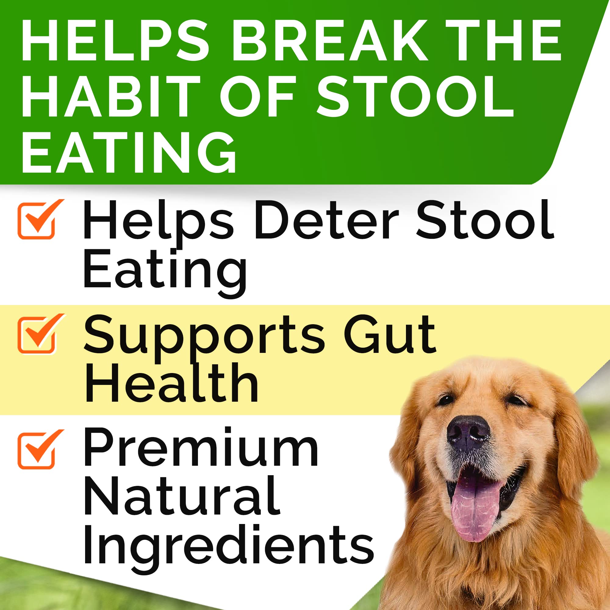 STRELLALAB No Poo Treats sabor pollo, masticables deliciosos para perros.