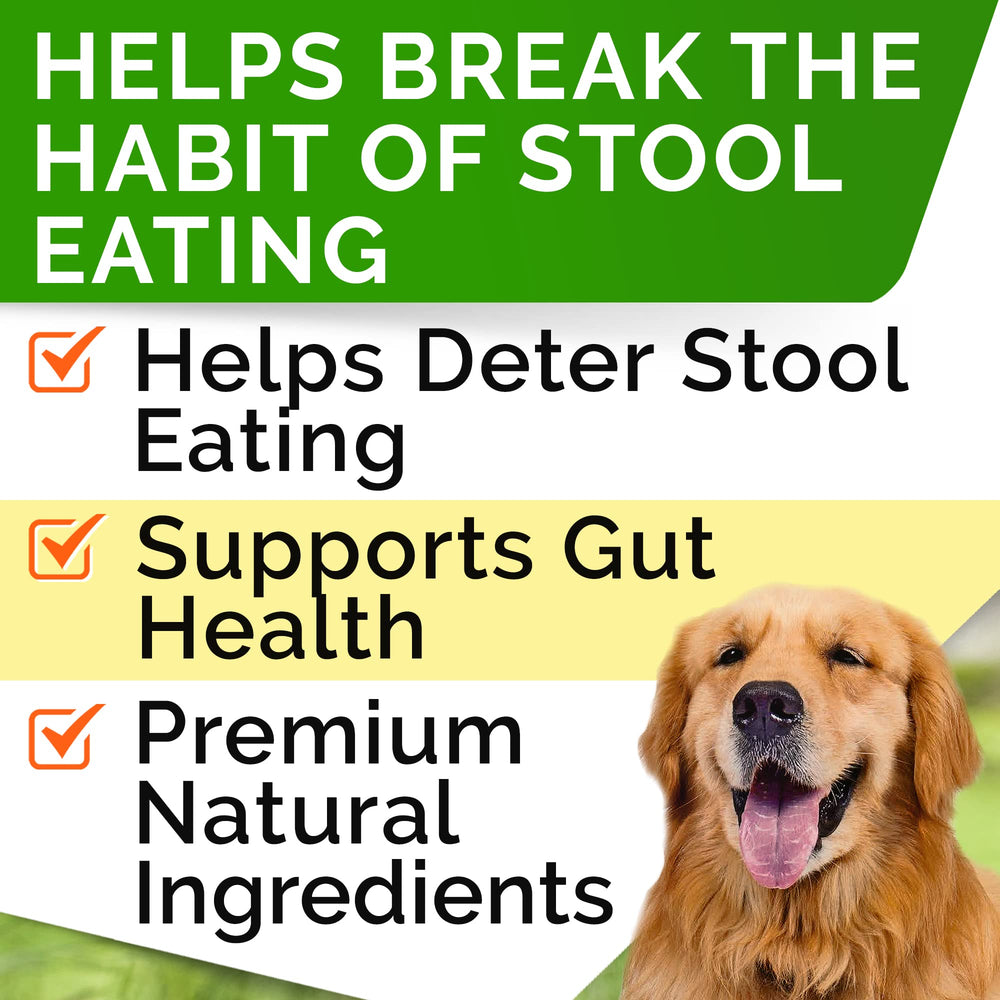 STRELLALAB No Poo Treats sabor pollo, masticables deliciosos para perros.
