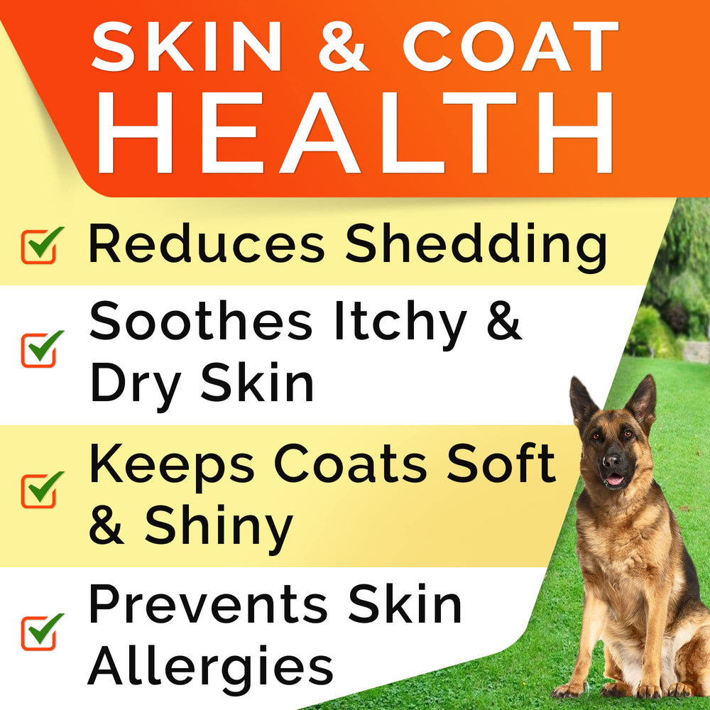 STRELLALAB Omega 3 para perros: comprimidos masticables que favorecen piel y pelaje.