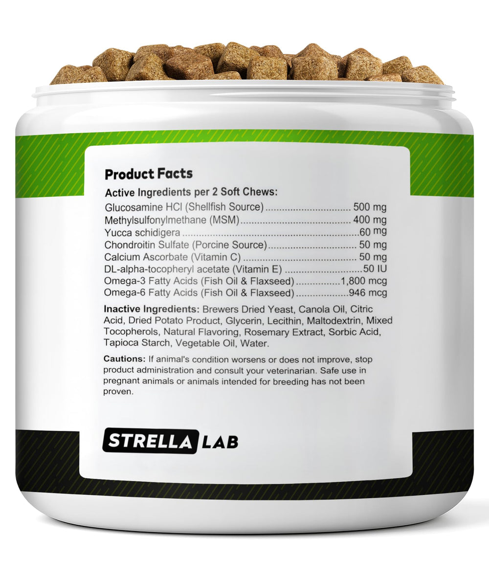 STRELLALAB omega-3 para perros, apoyo nutricional del aceite de pescado