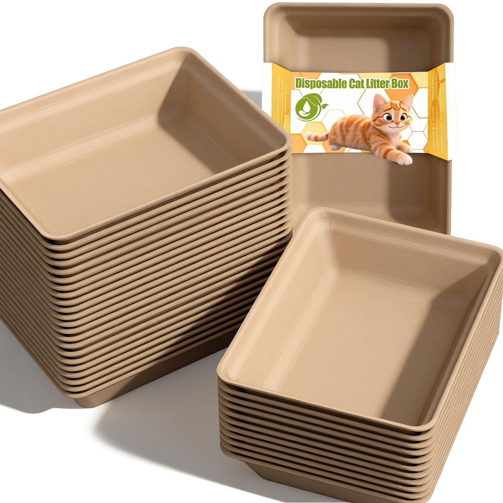 Caja de arena desechable Strenthychosing, opción ecológica para viajes y uso diario.