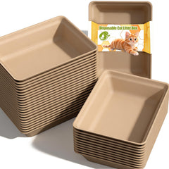 Caja de arena desechable Strenthychosing, opción ecológica para viajes y uso diario.