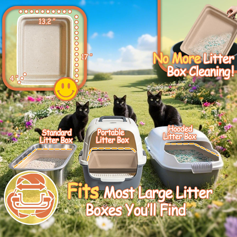 Caja-arena multi-capas Strenthychosing, ayuda a controlar olores de forma natural.