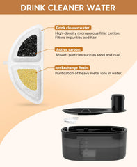 Filtros Subteenmate para fuente de 3 litros, 101 onzas de capacidad.