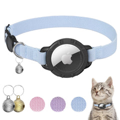 Collar AirTag de Sucegi con ajuste elastico para gatos y comodidad diaria