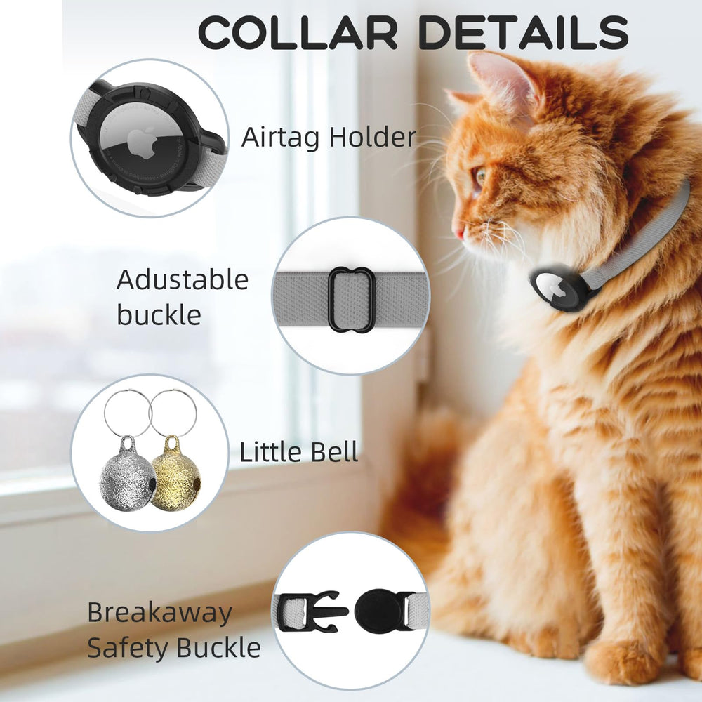 Collar sucegi AirTag ligero y duradero para uso diario.