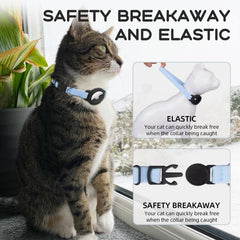 Collar AirTag azul de Sucegi diseño seguro para paseos activos