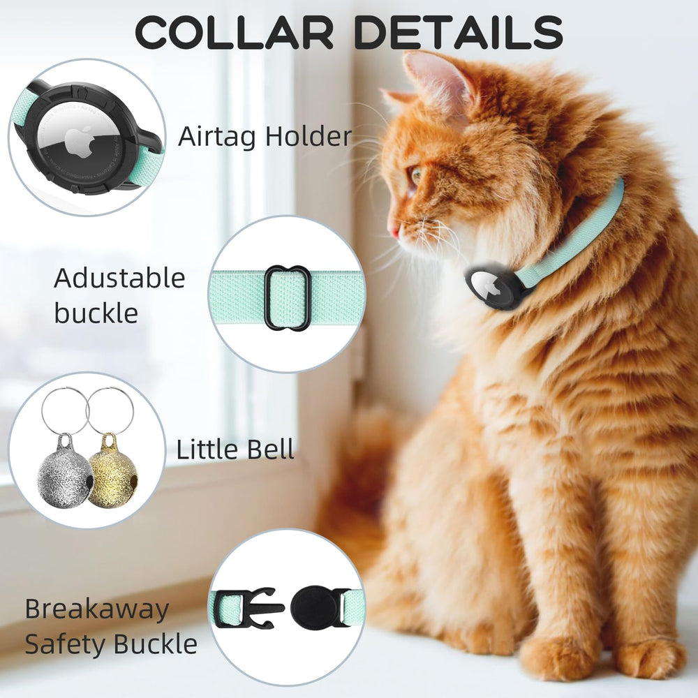 Sucegi collar AirTag con cierre breakaway seguro ofrece cierre confiable