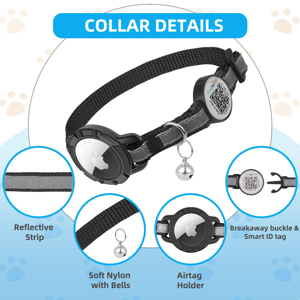 Collar sucegi ajustable: talla adecuada para gatos pequeños y grandes.