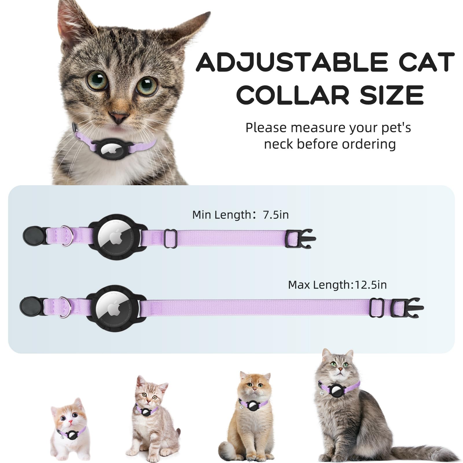 Collar Sucegi con cierre-breakaway para seguridad.