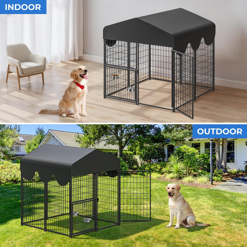 Suchown espacio amplio para que el perro se mueva con comodidad.