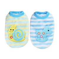 Sudadera teacup azul XXX-Small frontal, ideal para paseos invernales.