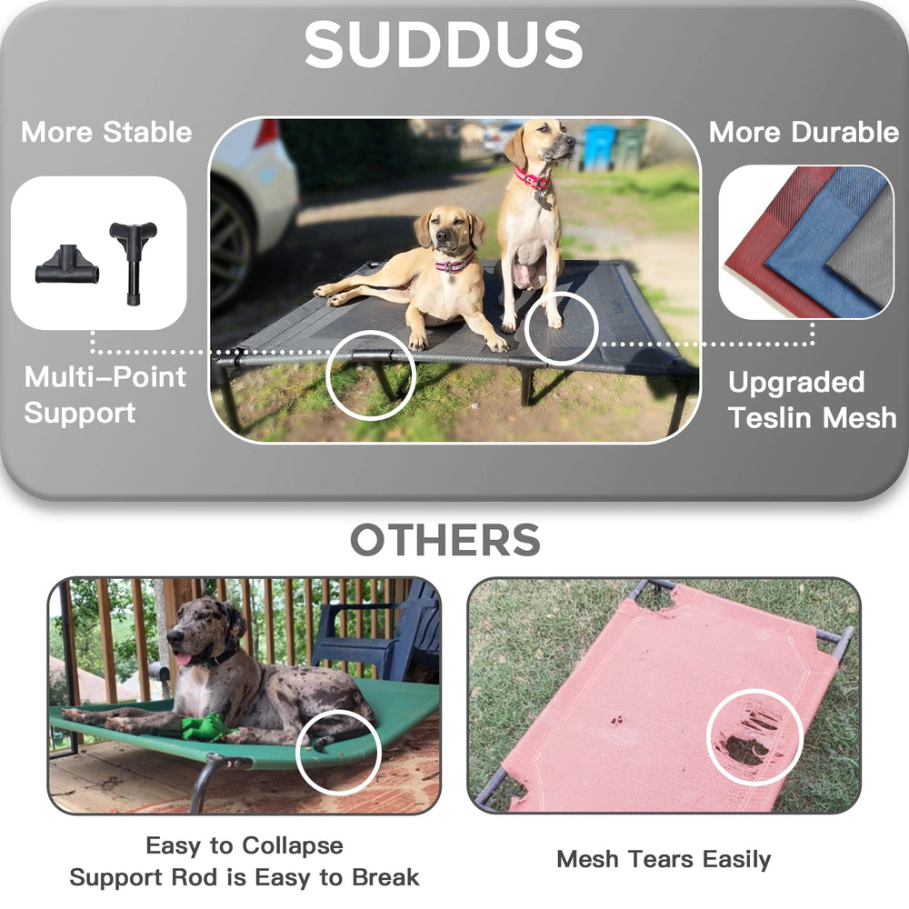 suddus cama elevada desmontable y fácil de limpiar