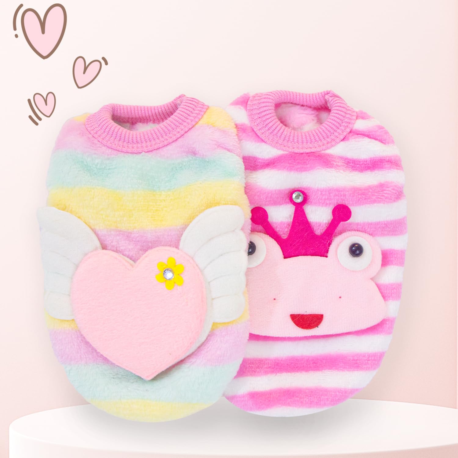 Sueter peluche para mascota pequeña: confort diario.