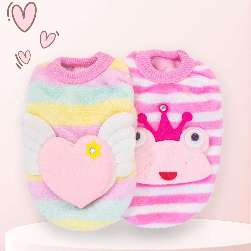 Sueter peluche para mascota pequeña: confort diario.
