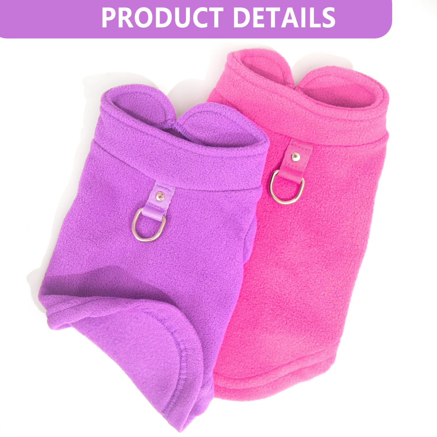 Sueter-perro-fleece-vest uso interior y exterior, ideal para todas las estaciones.