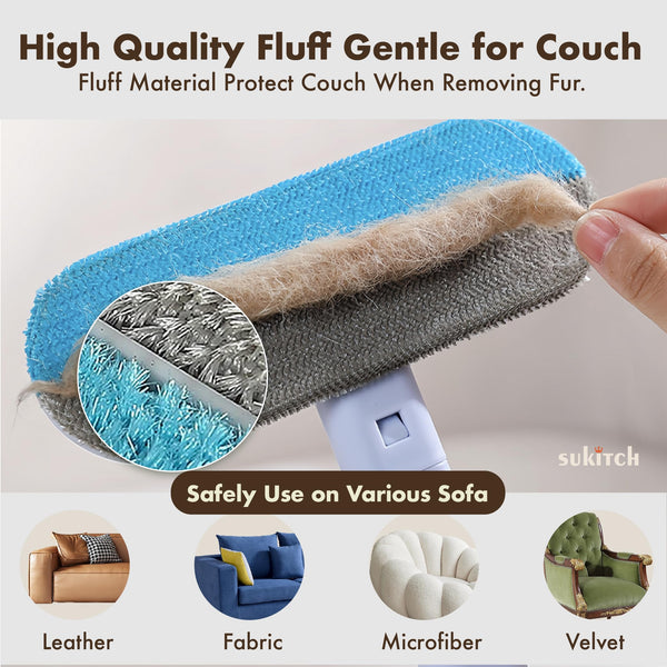 Sukitch remocion pelo perro y gato efectiva sobre textiles.