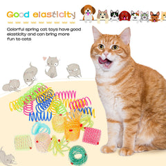 Sumind juguete interactivo para gatos, ideal para sesiones cortas de juego.