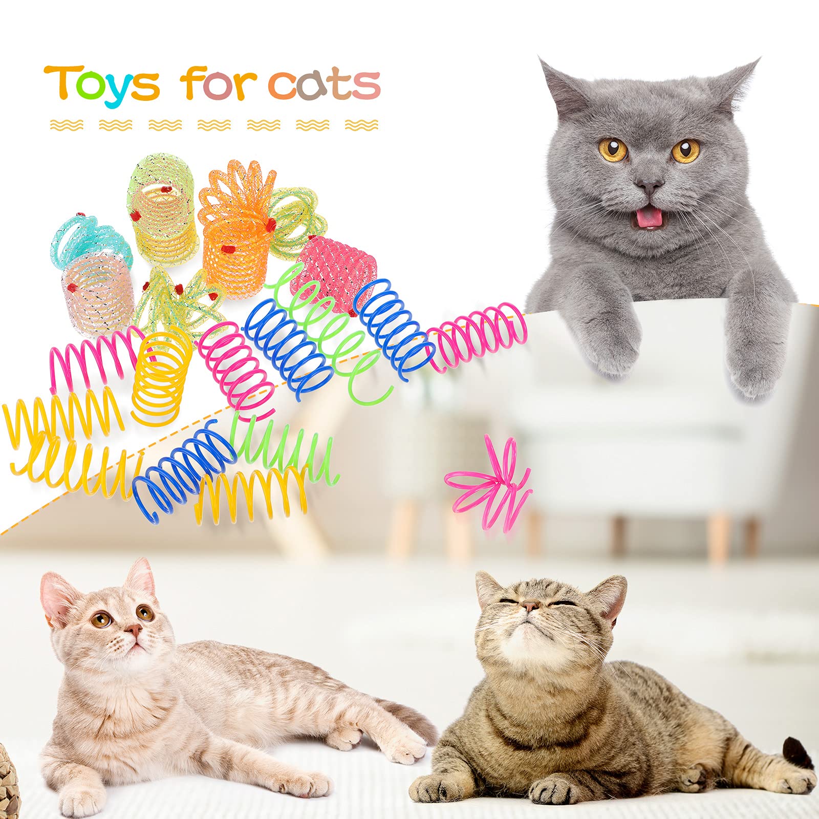 Sumind conjunto de 30 piezas, variedad para mantener al gato entretenido.