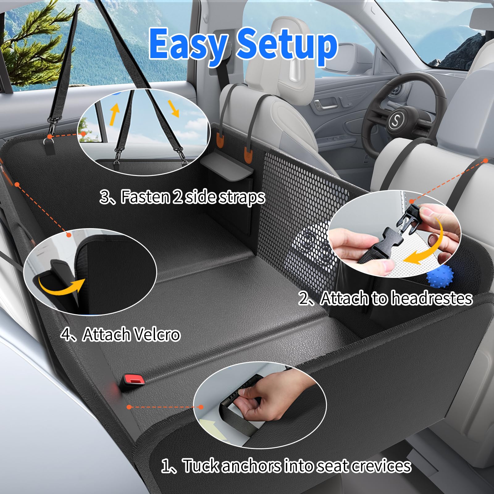 SummitGo ajuste universal para coches y SUV con instalación rápida.