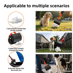 Sunbaba dos unidades recogedores plegables para perros, fáciles de transportar.