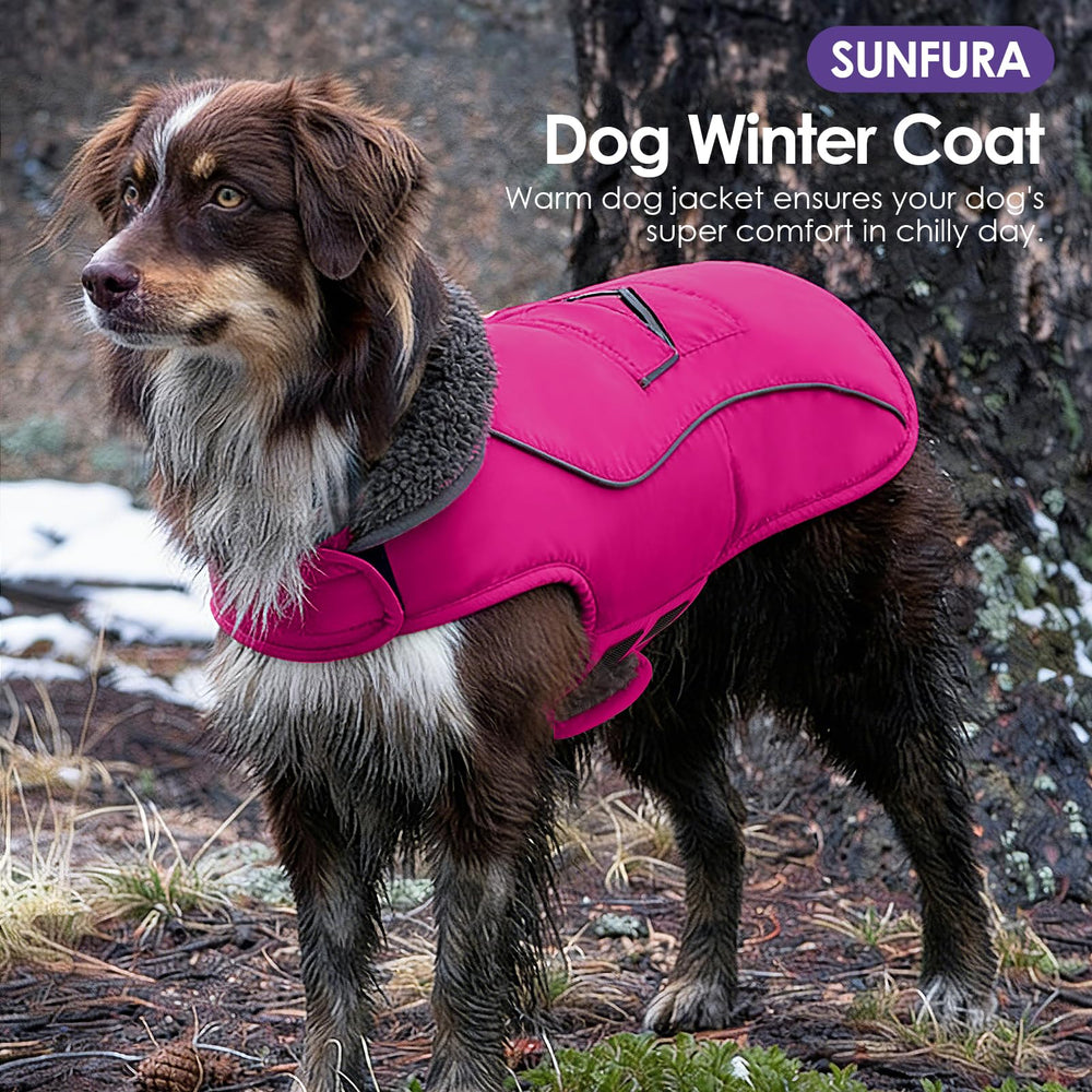 SUNFURA abrigo para perro, bolsillo práctico para accesorios pequeños